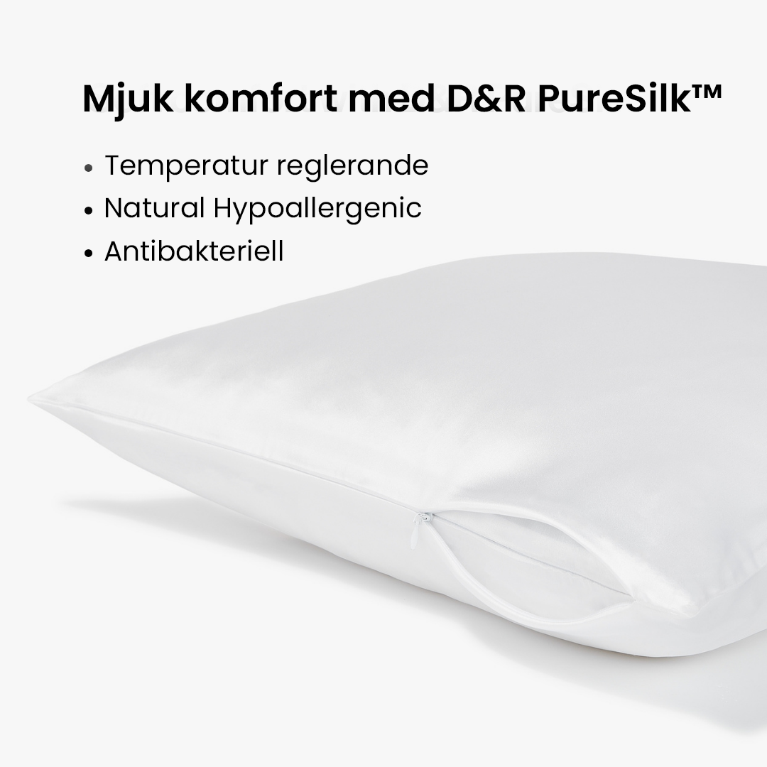 Premium silkeskuddeöverdrag (vanlig kudde)